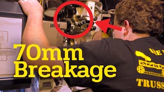 70mm Film Breaks in Projector #70mm #FilmBreak #FilmProjector