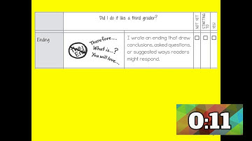 Informational Writing Rubric Grade 3