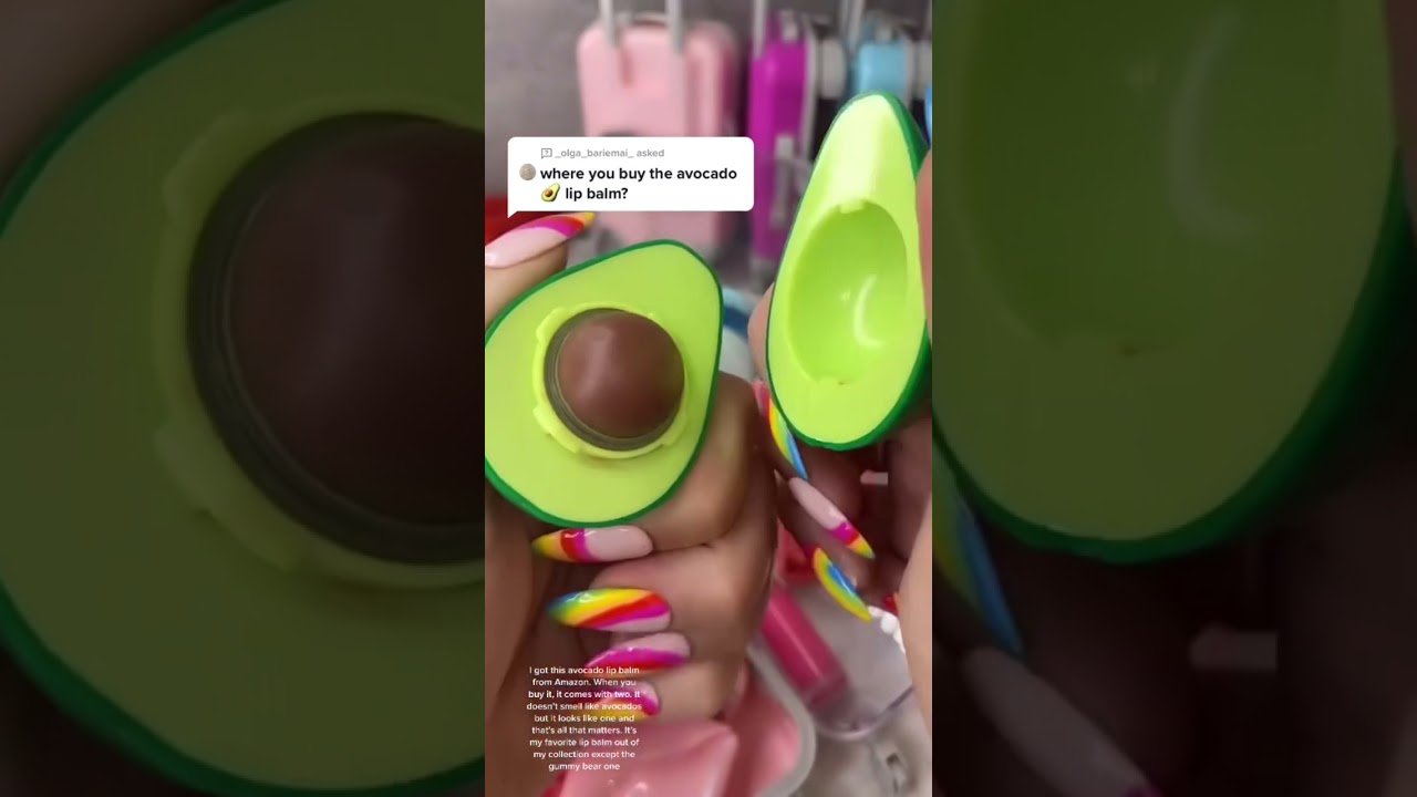 Avocado Lip Balm Unboxing ASMR