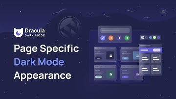 How to Set Page Specific Dark Mode Color Schemes