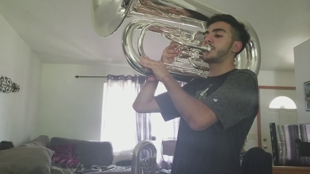 Lyth Shahin U of M audition - Tuba audition for the University of Minnesota Marching Band.