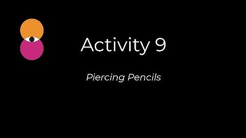 Activity #9: Predict, Explain, Observe, Explain (PEOE) - Piercing Pencils