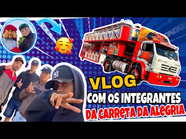 VLOG - COMO É UM DIA DE TRABALHO NA CARRETA DA ALEGRIA🤩 