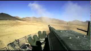 POV of Mortars Being Fired At Range in Afghanistan