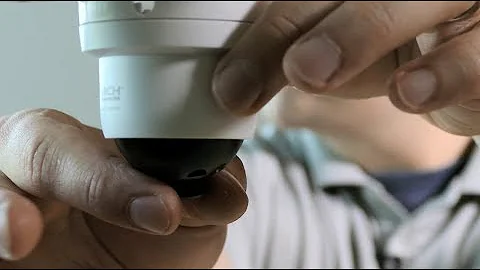 Adjusting the focus on March Networks' ME4 Discreet IR Dome