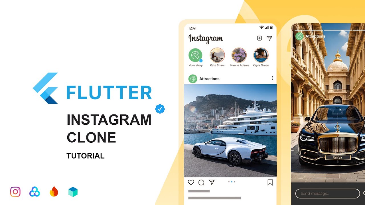 📱 Flutter Instagram Clone + Facebook Auth — Full Tutorial - YouTube