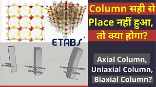 Column के ऊपर Load Testing कैसे करते है | What is Axial, Uniaxial, and Biaxial Column?