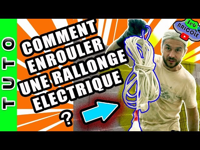 Rallonges électriques en pagaille : astuce rapide pour les ranger