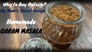 Garam Masala Recipe in 5 mins | Homemade Garam Masala Powder | Why To Buy outside?