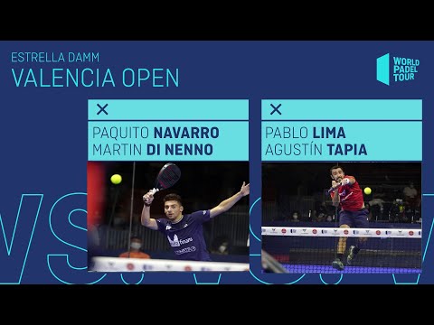 Resumen Cuartos de Final Paquito/Di Nenno Vs Lima/Tapia Estrella Damm Valencia Open