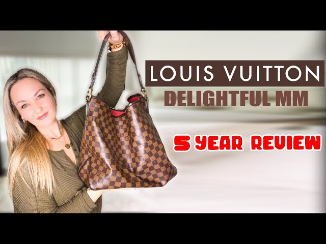 Louis Vuitton Delightful MM in Damier Ebene