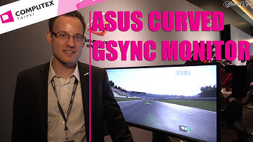 Computex 2015: Asus ROG 34 inch Curved Monitor with Nvidia G-Sync (English) | Allround-PC.com