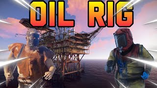 Hitting Oil Rig for the First TIme Ever! | Rust Console Gameplay