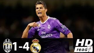 اهداف مباراة ريال مدريد vs يوفنتوس نهائي دوري ابطال اوربا - تالق رونالدو شاشة كاملة 2017/6/3