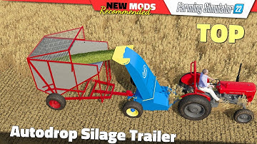 FS22 | Autodrop Silage Trailer - Farming Simulator 22 New Mods Review 2K60