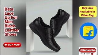 Bata Lace Up For Men (Black) leather shoes #shoes #batashoes