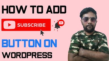 How to add YouTube Subscribe Button on WordPress Website (2021-2022) Step By Step | Gautam Tech