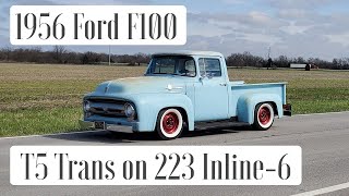 1956 Ford F100 T5 Transmission on stock 223 Inline6
