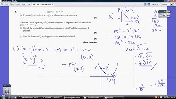 16) Edexcel Core 1 - 17 May 2017 Summary