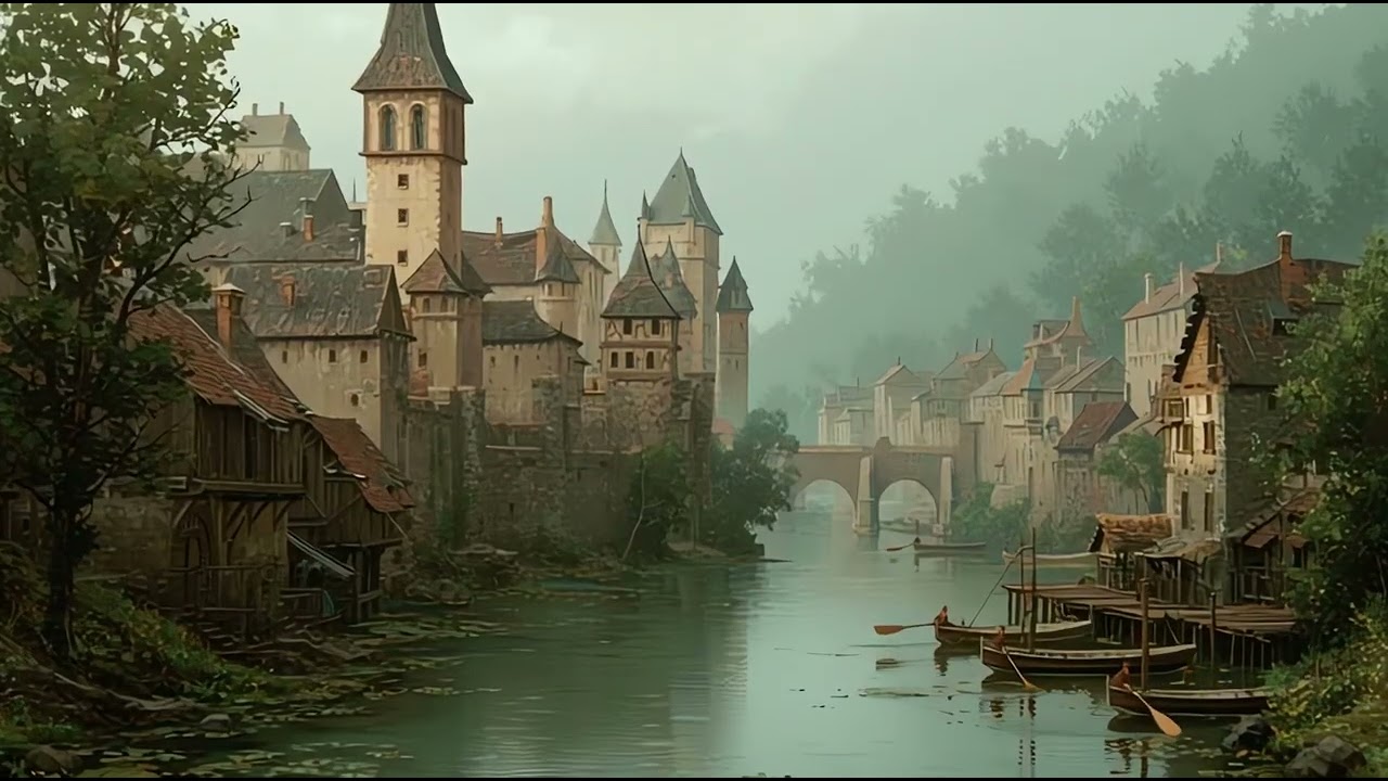 Relaxing Medieval Music | Calm Fantasy Ambience for Study, Sleep, RPG & Focus (4 Hours)