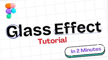 Learn Glass Effect in FIGMA | Easy Figma Tutorial | Figma Glass Effect #figmatutorials #figma
