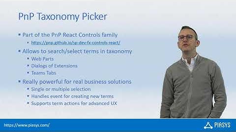 Episode #202 - Using the PnP Taxonomy Picker control in SPFx solutions
