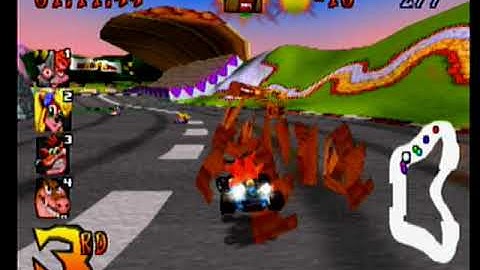 CTR Crash Team Racing: Arcade: Coco Park: Single: Hard: 7 Laps [Race Time] - Playstation 1