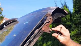 Ремонт и покраска крышки багажника + TÜV получили/rust removal and tailgate painting