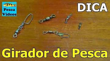 Como funciona o girador de pesca?