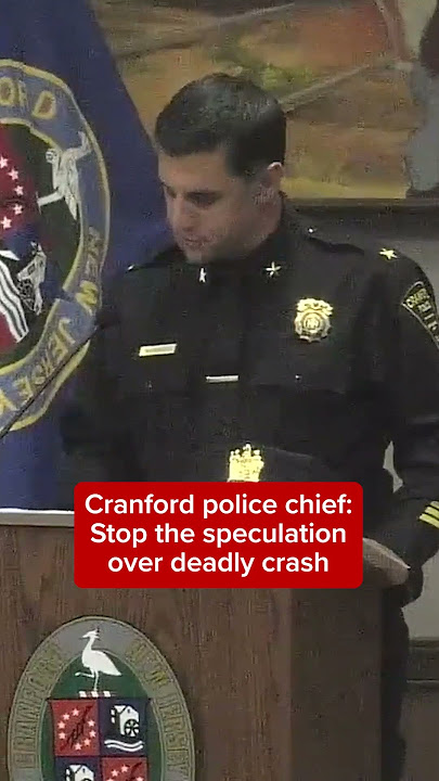 Cranford police chief: stop the speculation over deadly crash