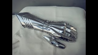 Как сделать готические  рукавицы / How to make a gothic gauntlets