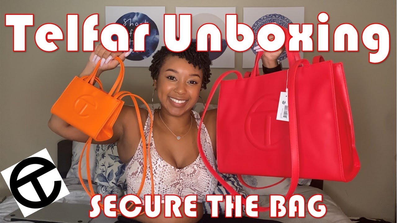 HOW TO GET A TELFAR BAG 2021 (UNBOXING, COLLECTION & SIZE COMPARISON) 