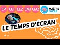 Le temps dcran pour les enfant de cp  ce1  ce2  cm1  cm2