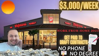 Walgreens Is Paying You $3,000 A Week Non Phone Work From Home Jobs Online Job Remote Jobs shorts