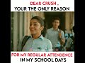 School crush whatsapp status school love regular attendence school love whatsapp status tamil