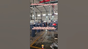 How the circular knitting machine are assembled in the factory?