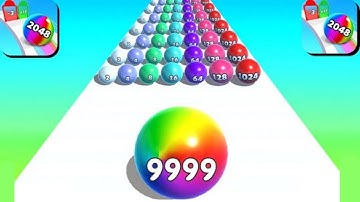 Ball Run 2048 - All Levels Gameplay Android, ios (Levels 18 )