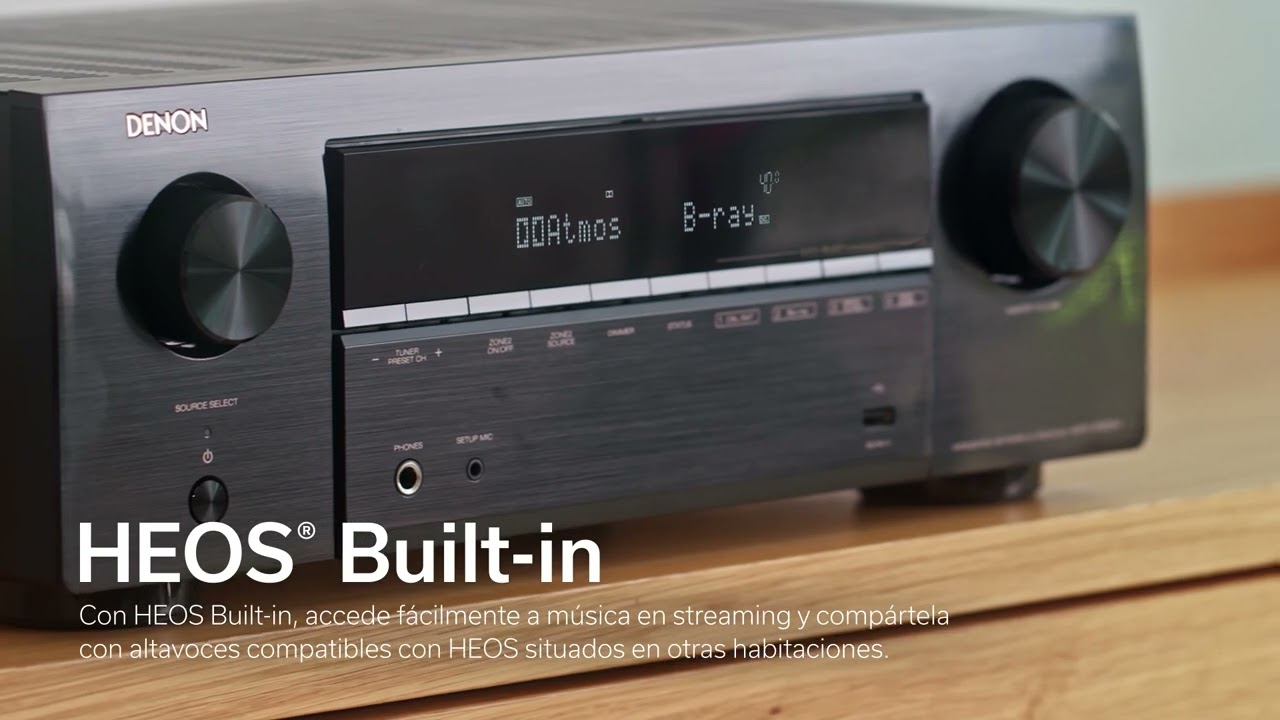 Denon AVR-X1800H Recetor 7.2 Canais com Suporte 8K Dolby Vision