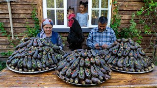 Savory Pickled Stuffed Eggplant Recipe