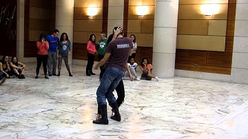 2013 03 15 - 8th zouk congress @ galicia - workshops - 1 - Juanma & Elena