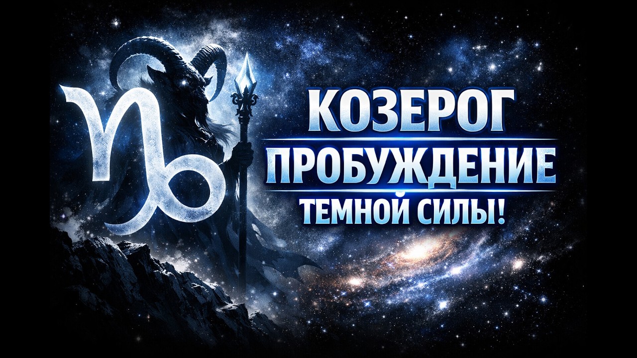 КОЗЕРОГ: ТЫ ГОТОВ ВСТРЕТИТЬ СВОЮ ТЕМНУЮ СИЛУ?