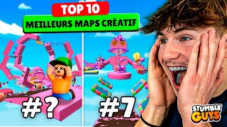 TOP 10 DES MEILLEURS MAPS CRÉATIF DE STUMBLE GUYS !! (Incroyable)