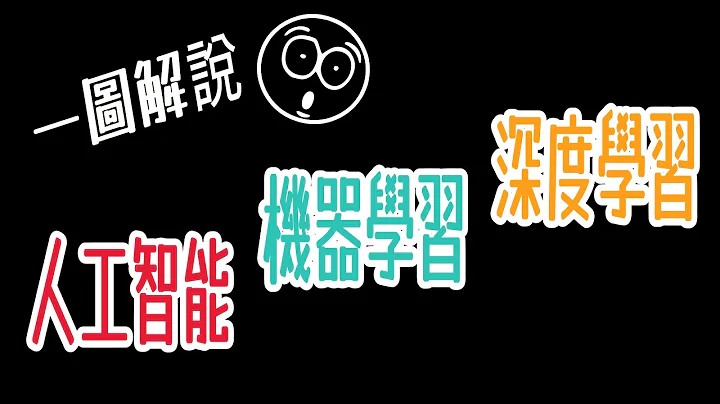 【國語】一圖解說人工智慧、機器學習、深度學習之分別，概念清晰不再含糊 - 天天要聞