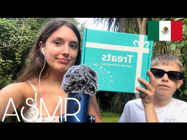 ASMR TRYING TRYTREATS BOX (Mexican Snacks - with my brother/camera man )