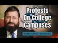 Protests on college campuses on pesach