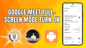 How to Turn On the Full-Screen Mode on Google Meet