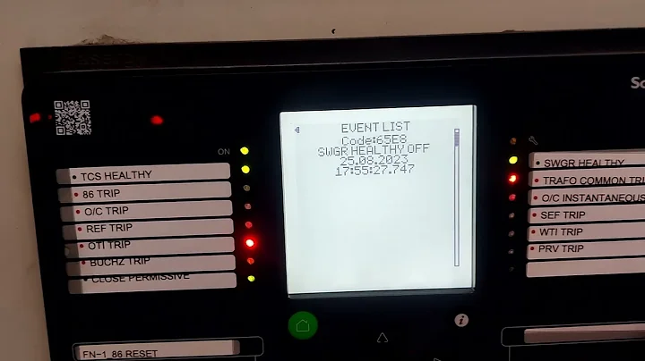 How to check fault in Schneider Relay P3U30/P3U20/P3U10/P3F30 ? #schneider #relay #faults