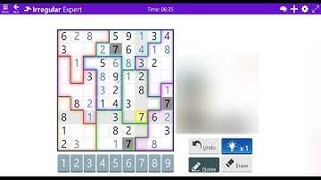 Microsoft Irregular Sudoku Expert Level