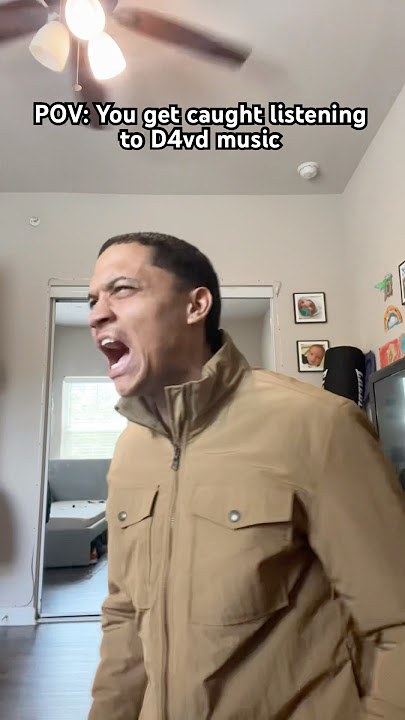 POV: You get Caught listening to D4vd’s Music 😂 #shorts #d4vd #funny