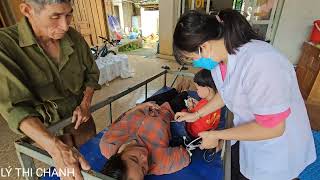 The incident happened to a single mother, who was enthusiastically saved by doctors/ Ly Thi Chanh